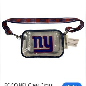 Women’s NFL giant Crossbody pocketbook measures 8 x 5 new